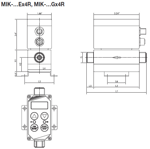 MIK Compact Magneto-Inductive Flowmeter